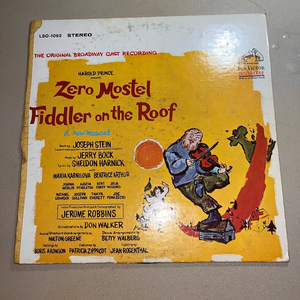 Fiddler on the Roof Vinyl Album